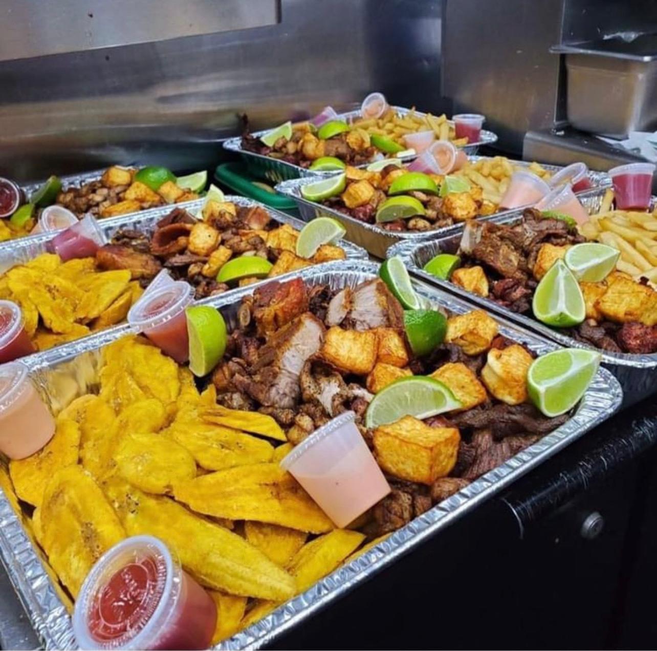 Hailey's Picadera — mixed Dominican platter